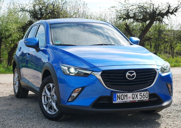 Mazda CX-3 cena 72900 przebieg: 47565, rok produkcji 2017 z Mirsk małe 742